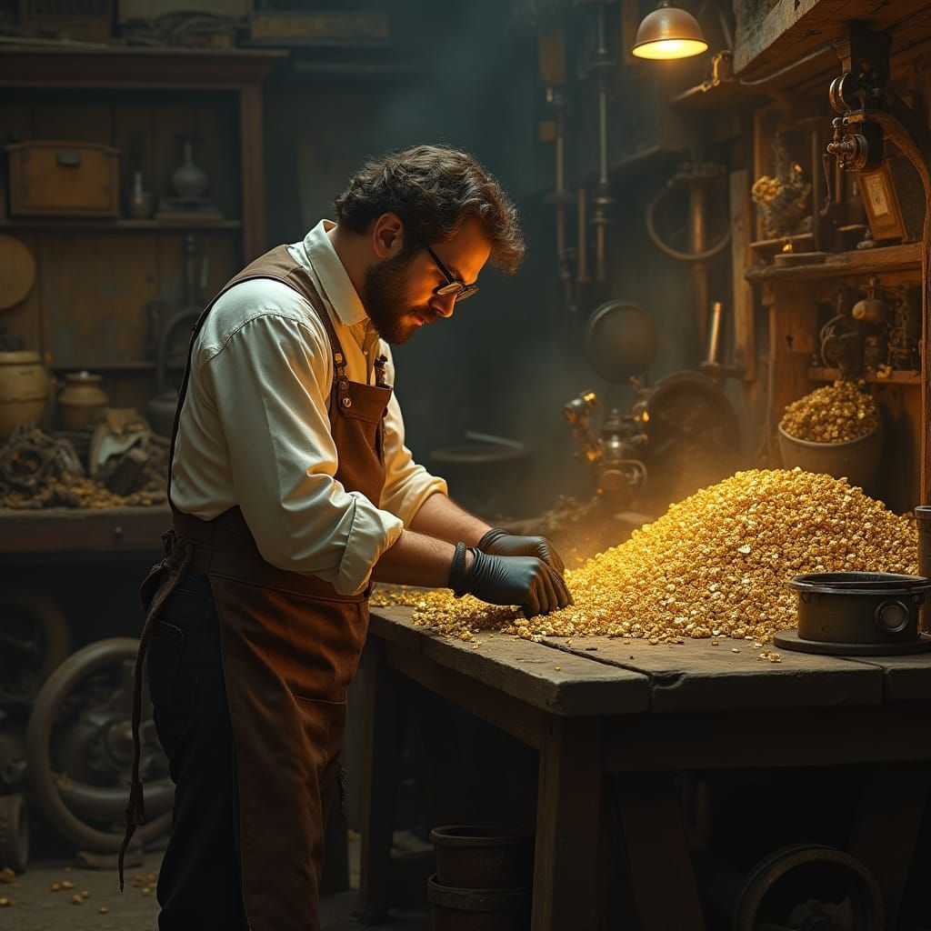 Alchemist Transforms Scrap Metal into Gold