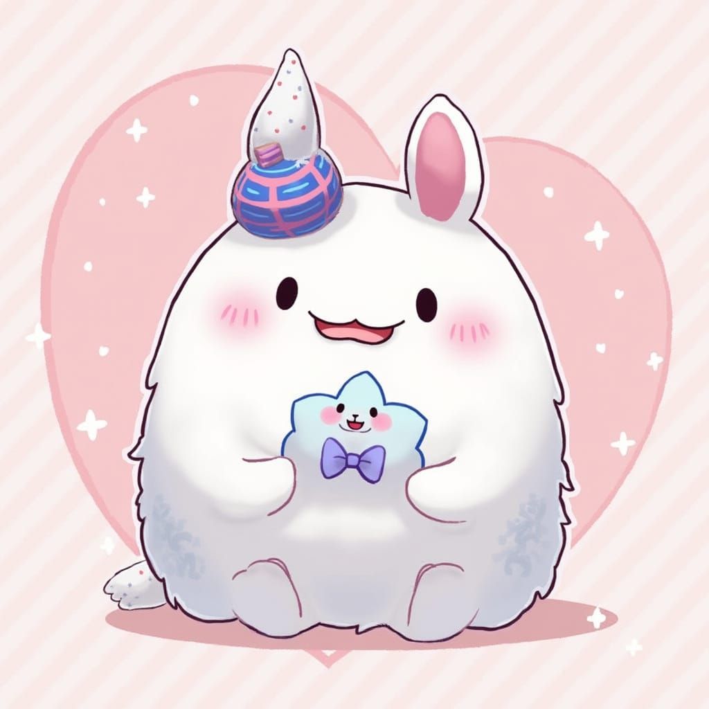 Kawaii Cinnamoroll and Kuromi Digital Art