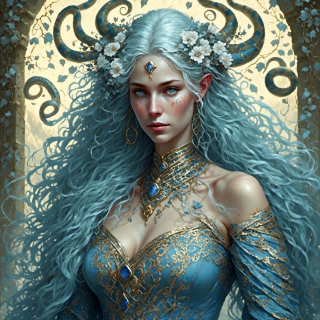 Moiraine Damodred of the Blue Ajah in Digital Painting