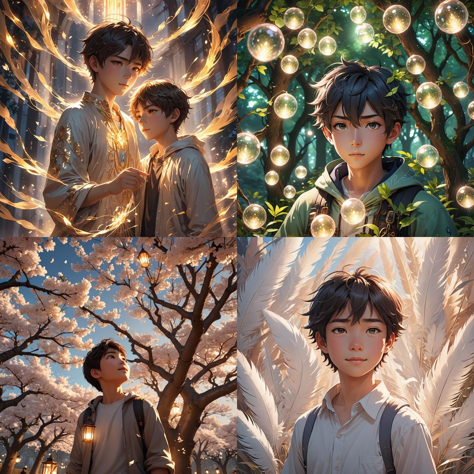 Touching Boy's Love in 3D Anime Style