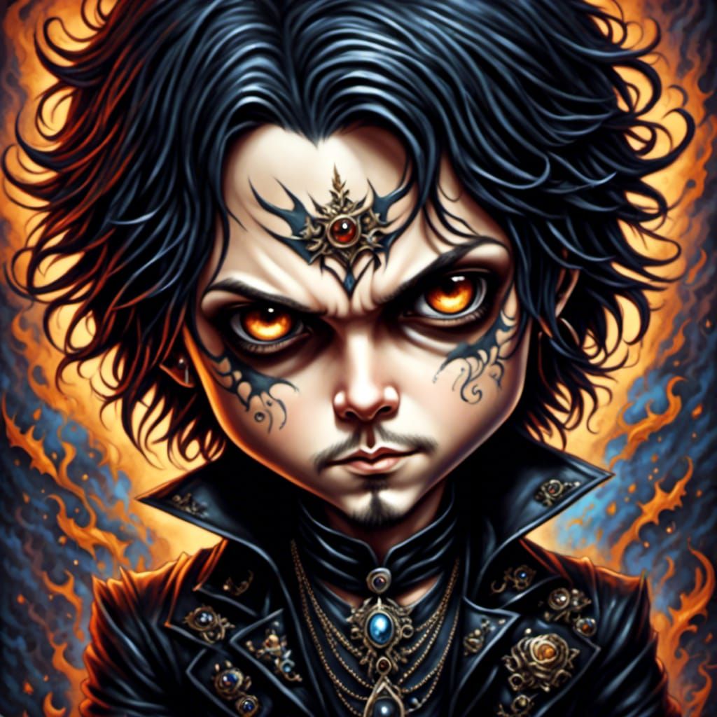 Chibi Ville Valo Portrait