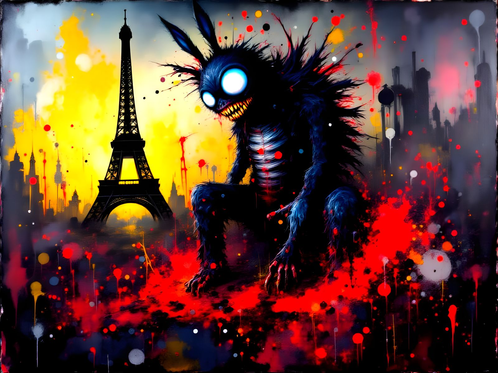 Monstrous Gods Battle Parisian Icon