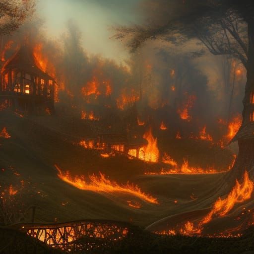 Ashen Fairy Tale Land Ablaze