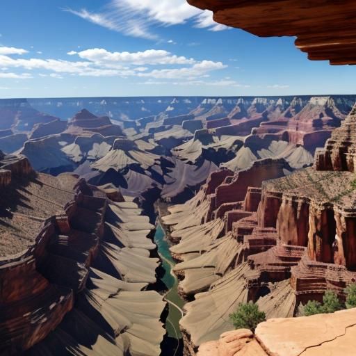 AI Interpretation of the Grand Canyon