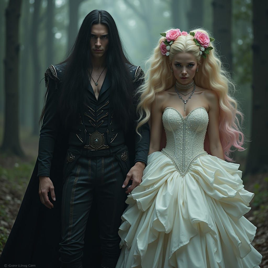 Dark King and Sugar Bride Embark on Underworld Stroll