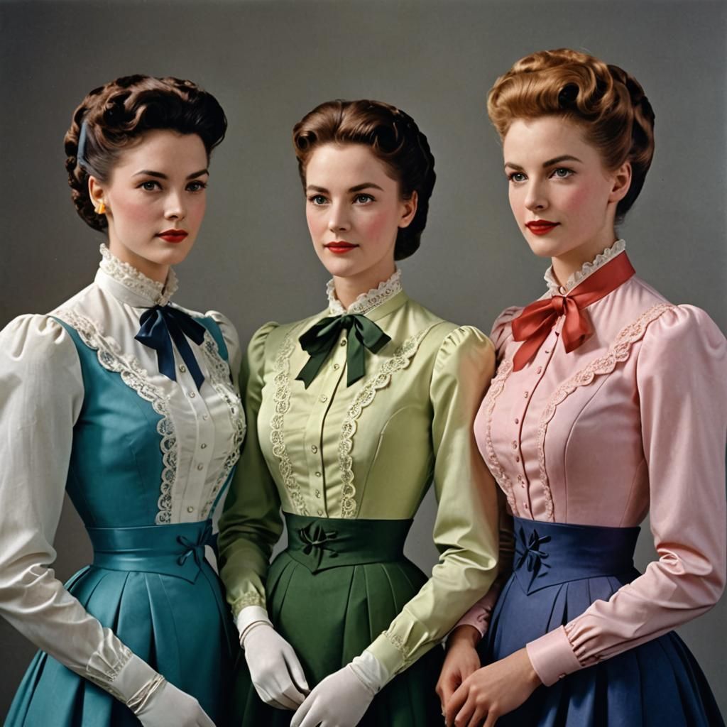 Colourful Hourglass Women in Formal Attire