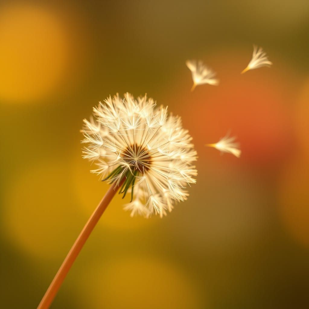 Whispers of Golden Life in Ethereal Motion