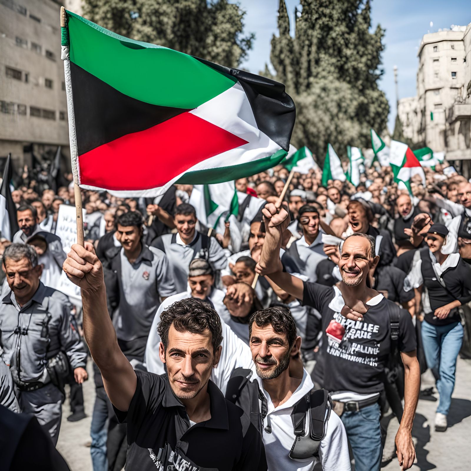 Powerful Image Calling for a Free Palestine