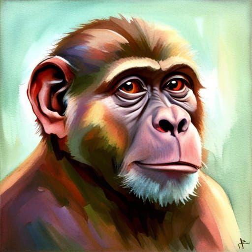 AI Generated Monkey Image