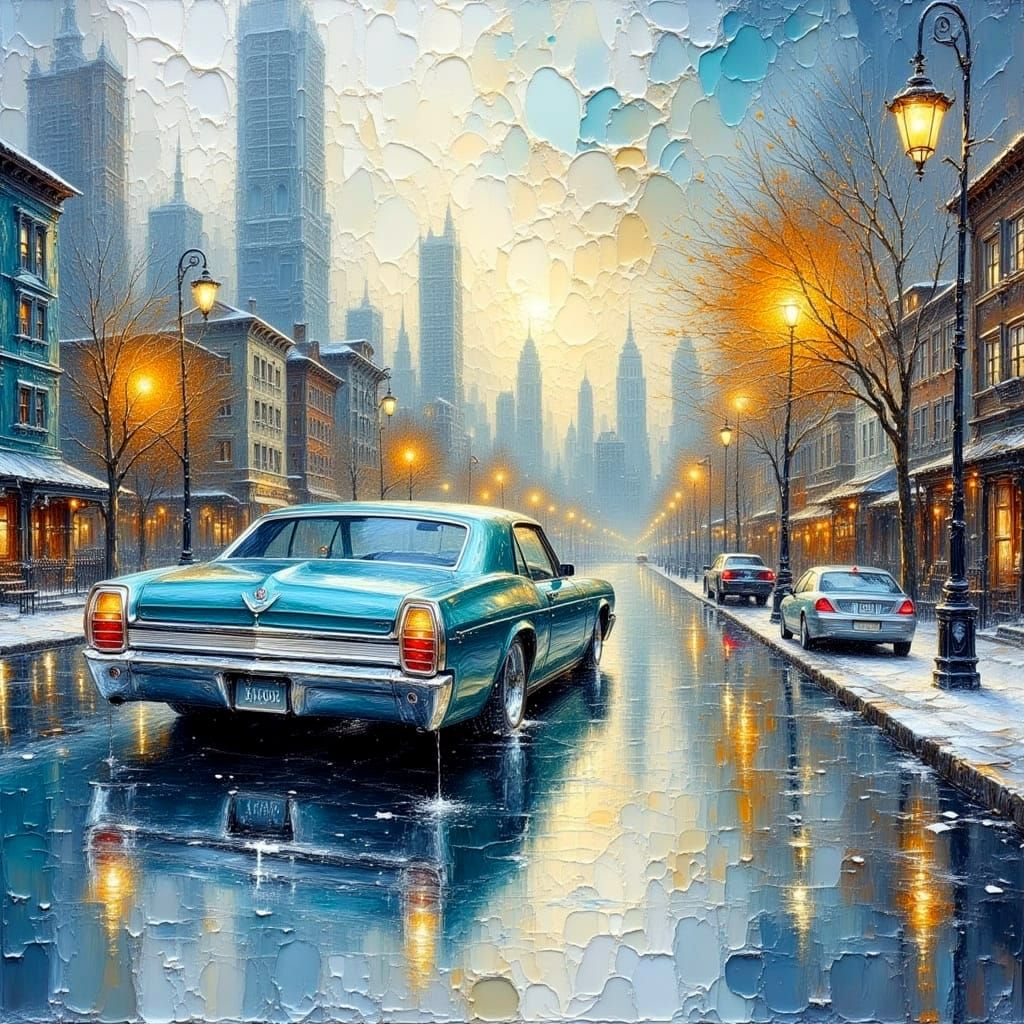 Ethereal Fluid Water in Alcohol Ink Style