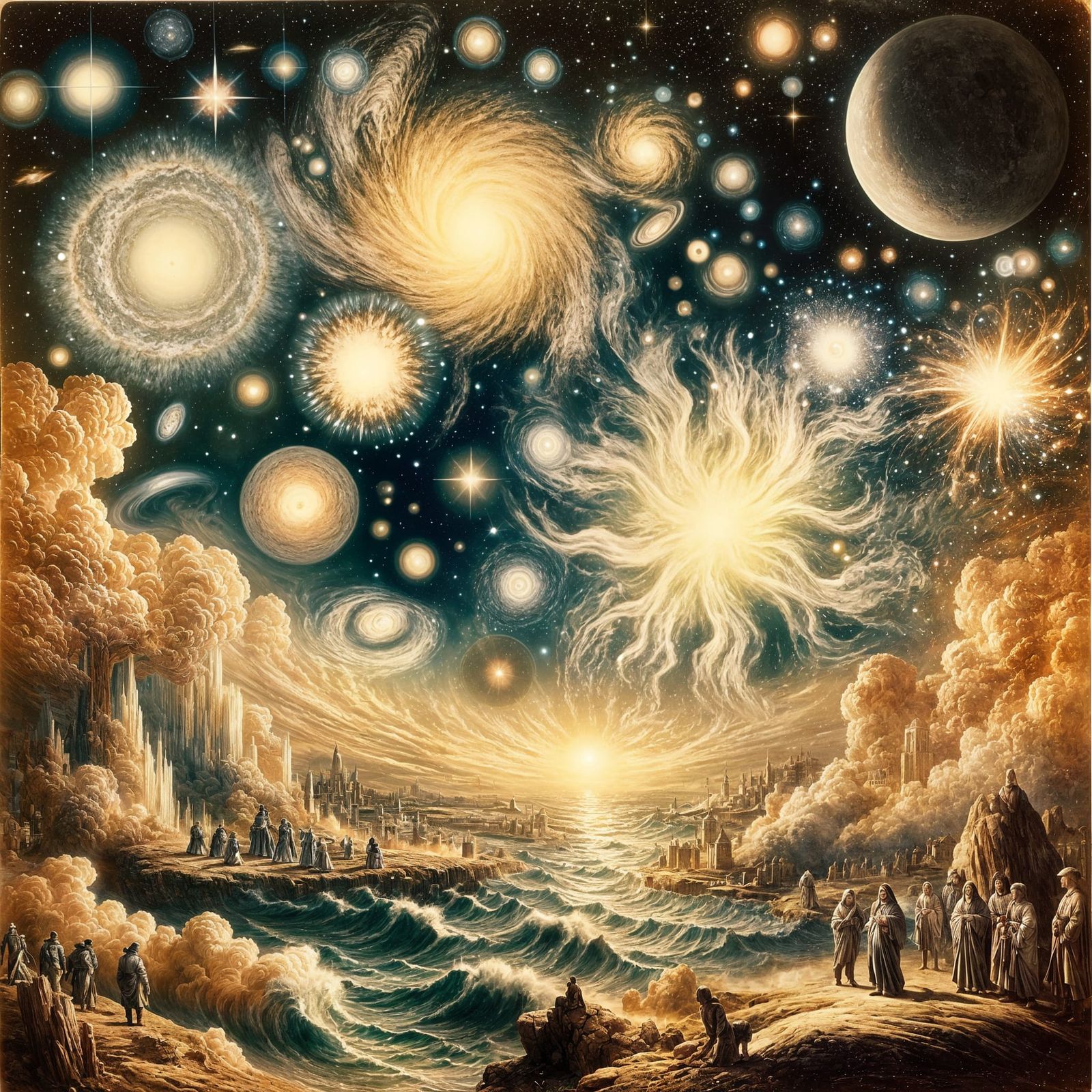 Chaotic Genesis: The Turbulent Birth of the Universe