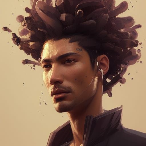 Hyperdetailed Portrait in Dynamic Lighting