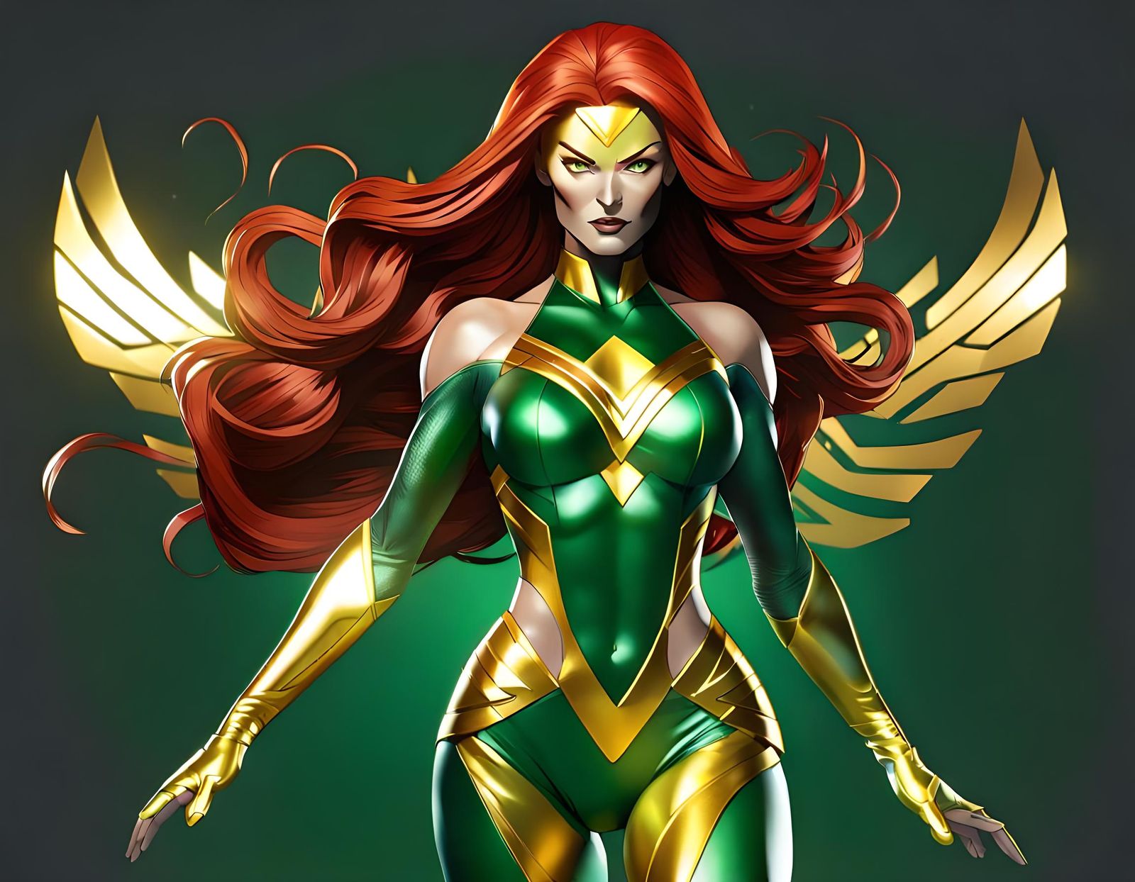 Jean Grey Art in Jim Lee Style