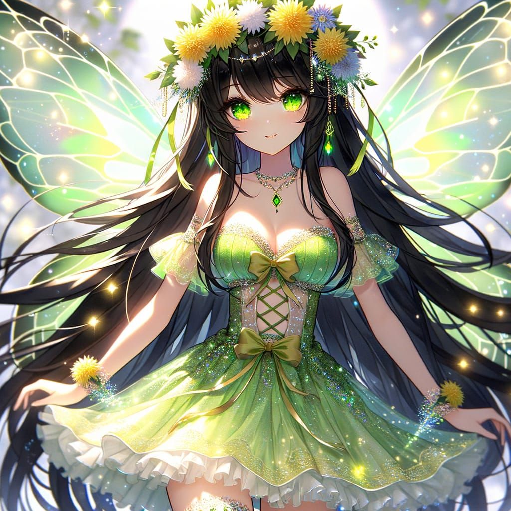 Anime-Inspired Slavic Fairy Girl in Magical Fashion