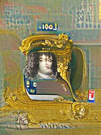 Game Boy in Louis XIV Style