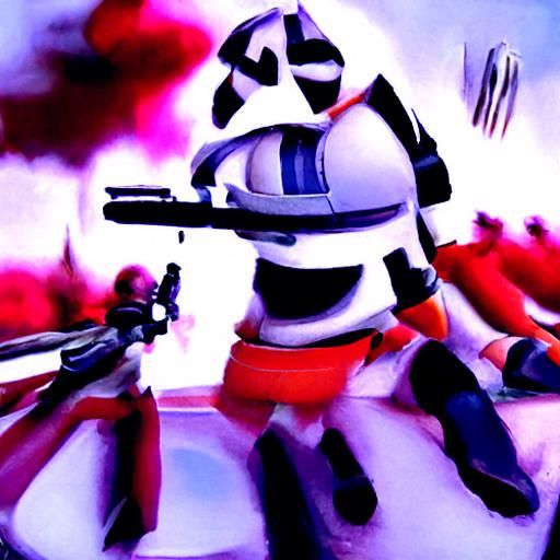 Clone Trooper Executes Order 66