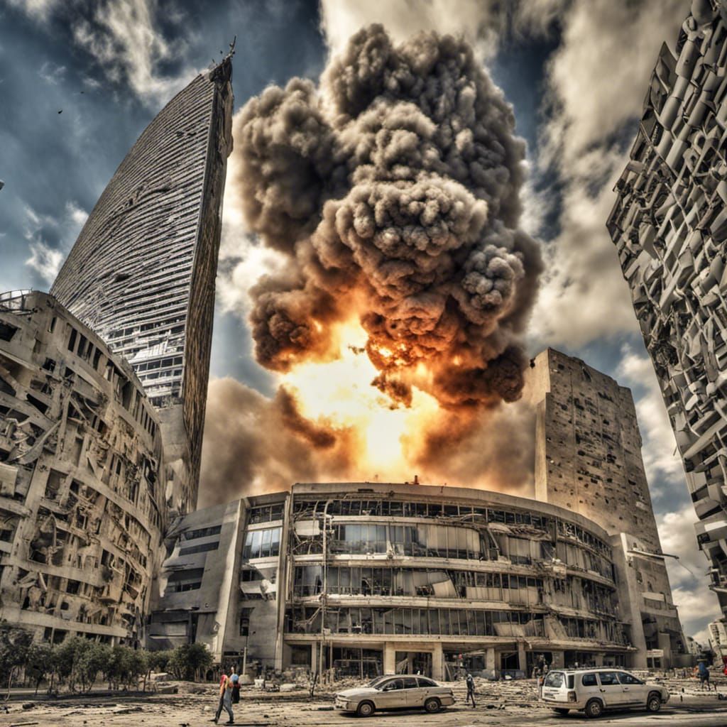 Post-Apocalyptic Tel Aviv: Azrieli Center Explosion