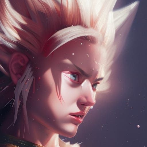 Soviet Super Saiyan in Caravaggio Style