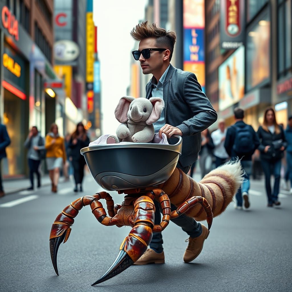 Scorpioman in Urban Wonderland