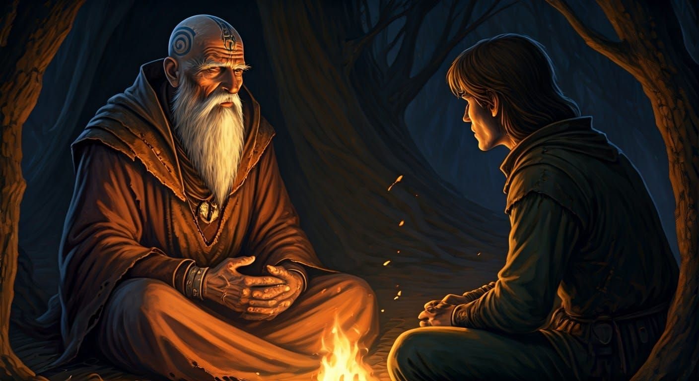 Old Prophet's Prophecy: 1970s D&D Book Art