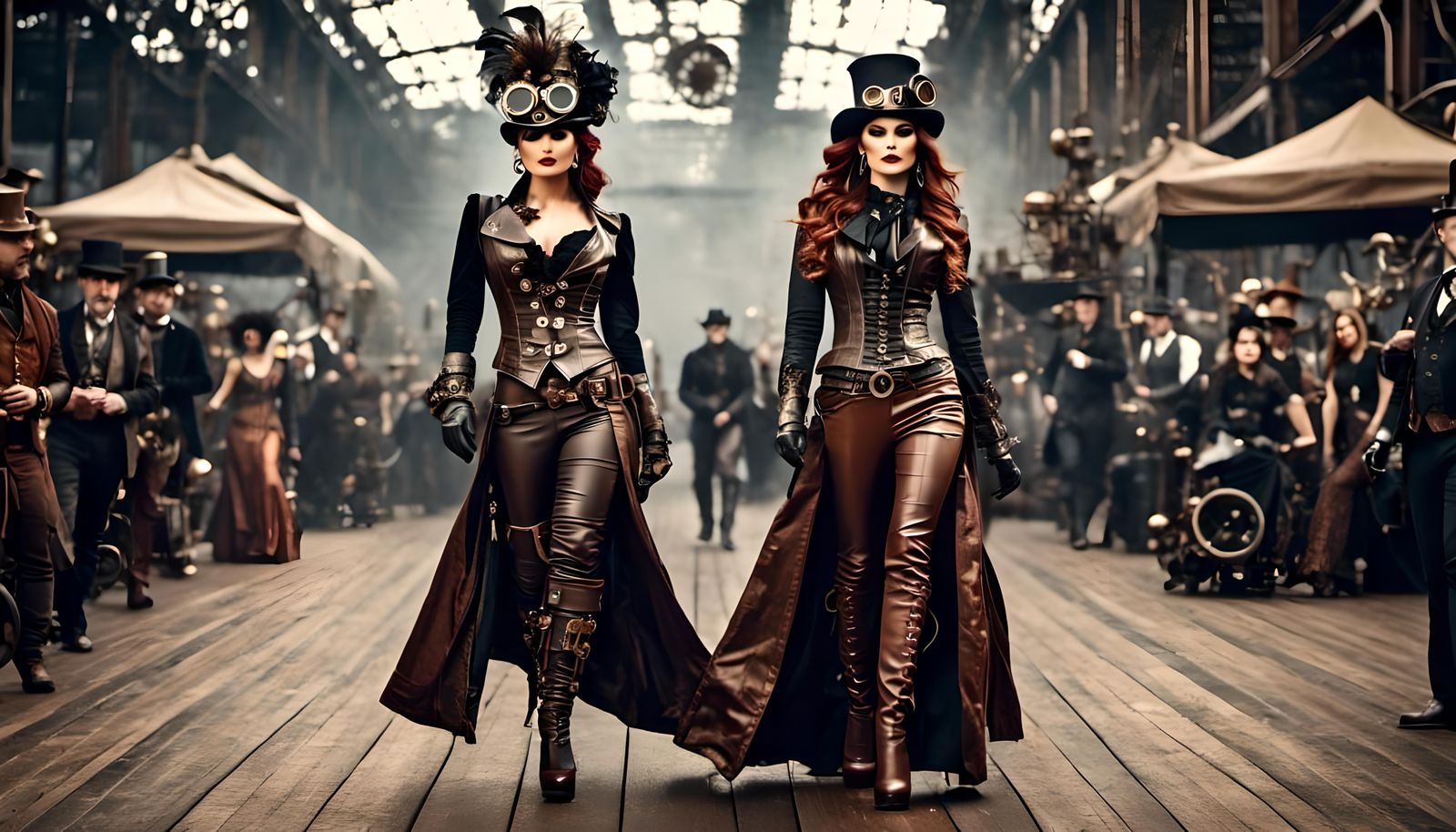 A Steampunk Fashion Show (Continued)