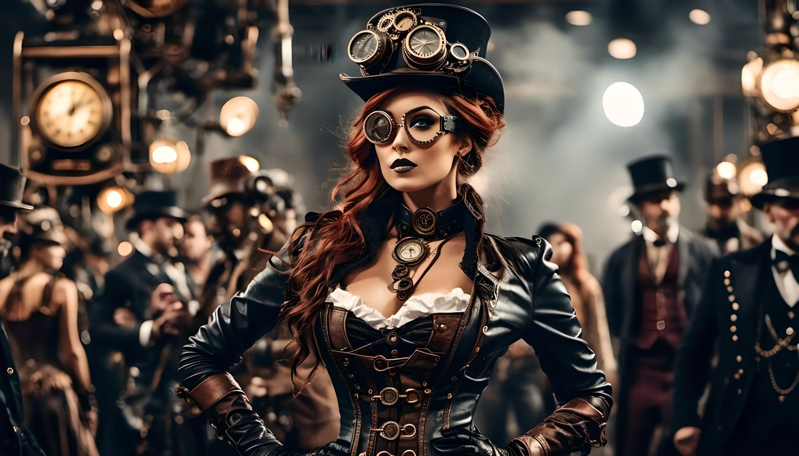 A Steampunk Fashion Show (Continued)