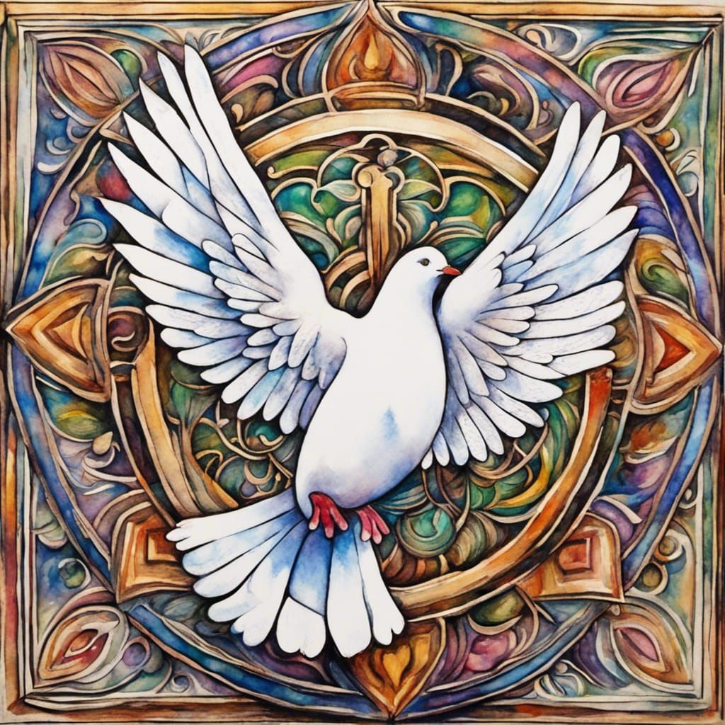 White Peace Dove