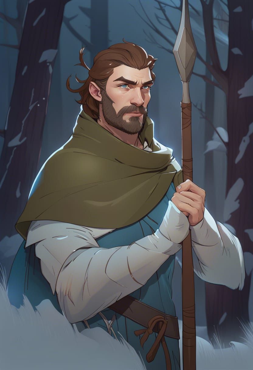 The Banner Saga: Tryggvi, Detailed Digital Portrait