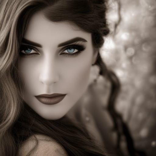 Glamorous Pinup in Classic Hollywood Style