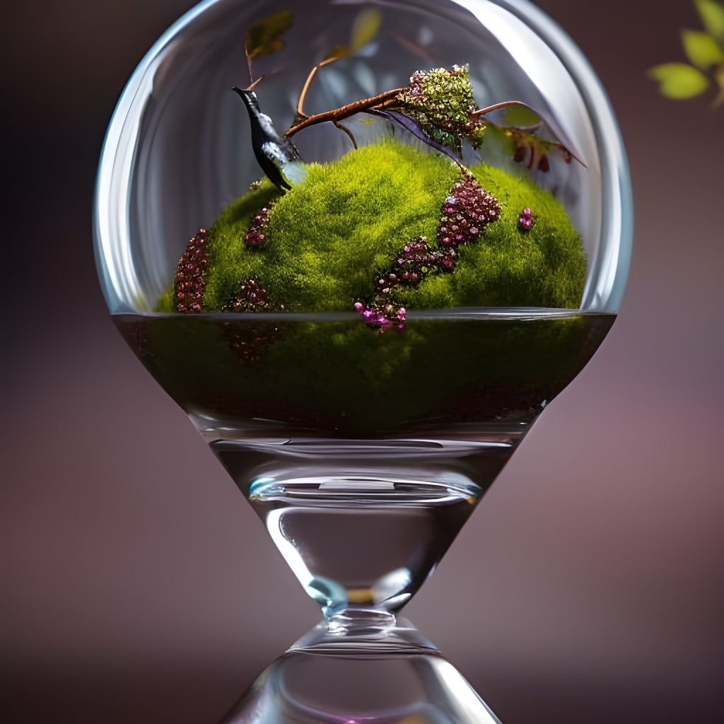 Glass terrarium