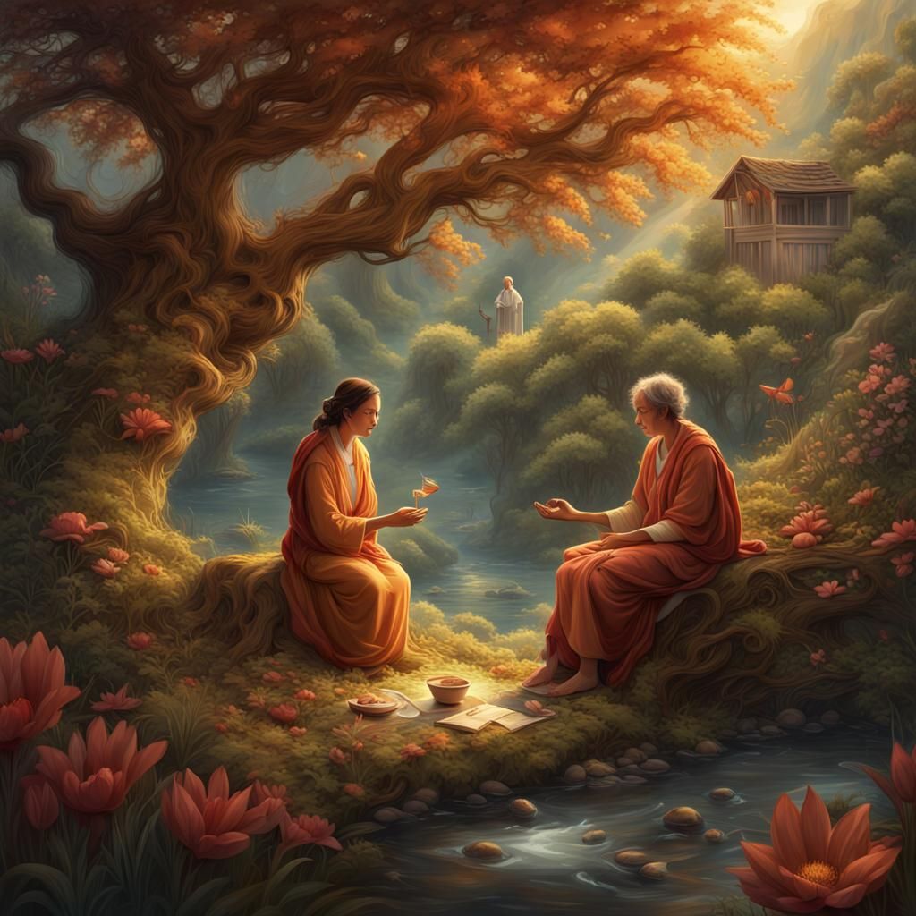 Kindness and Compassion: A Digital Illustration