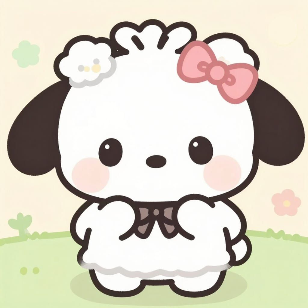 Kawaii Sun, Moon, Rainbow, Rabbit, and Balloon Art