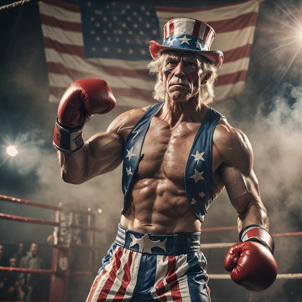 Uncle Sam ready to beat America's enemies