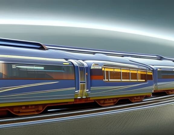 Futuristic Overland Cargo Carriers in Transparent Tubes