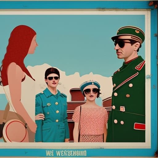 Soviet Beach Holiday in Wes Anderson Style