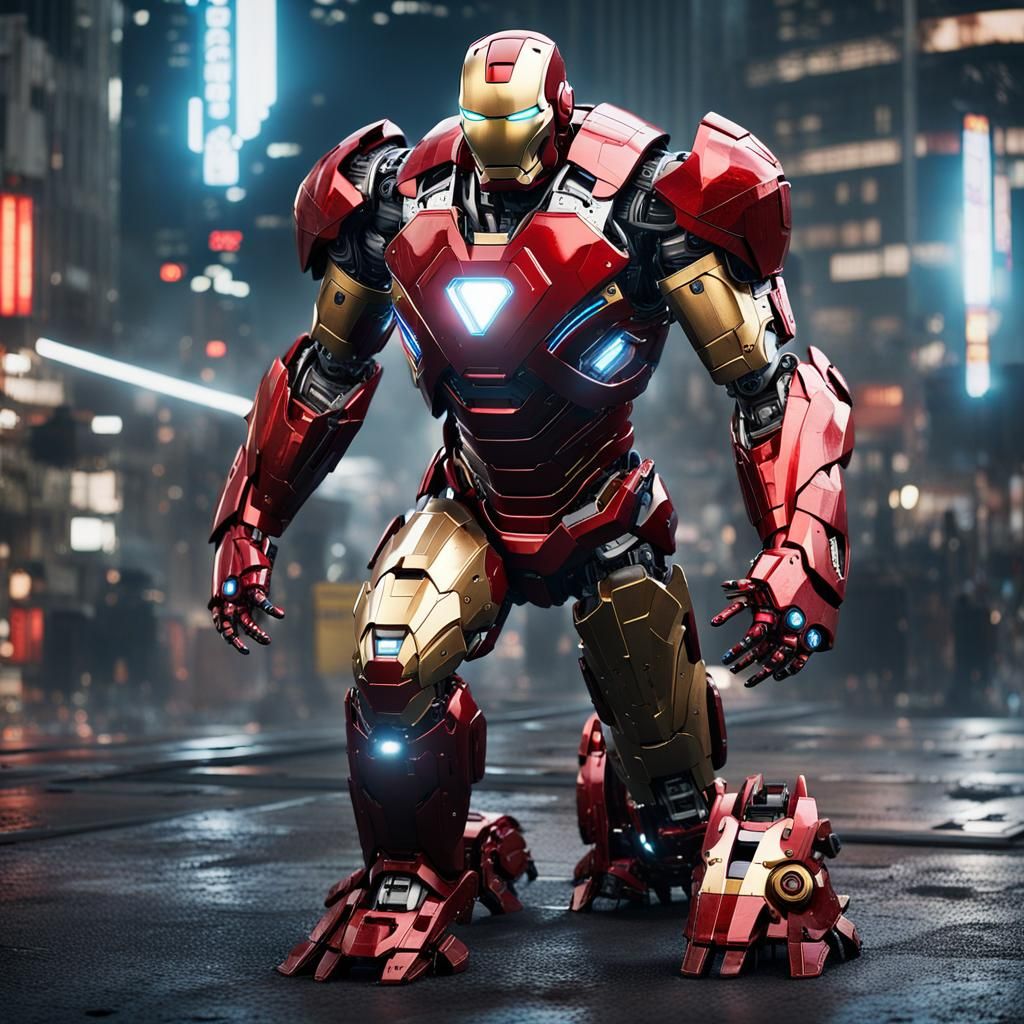 Iron Man Suit: Futuristic Cinematic Render in Unreal Engine