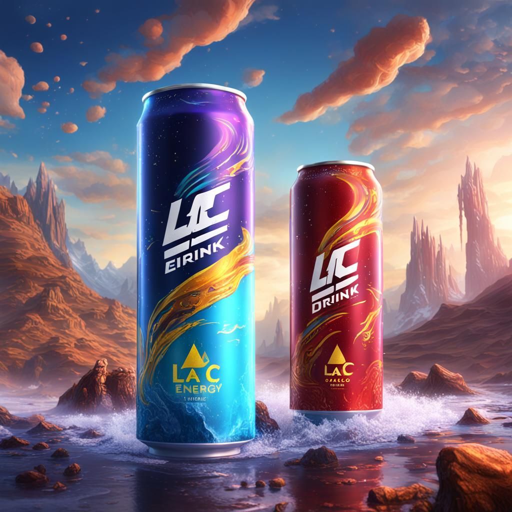 LAC ENERGY Drink: Detailed Matte Painting