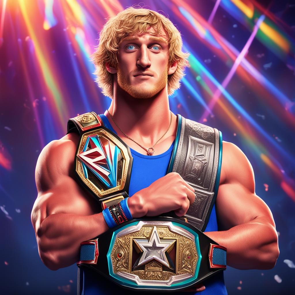 Logan Paul Champions in Pixar-Style 3D Art