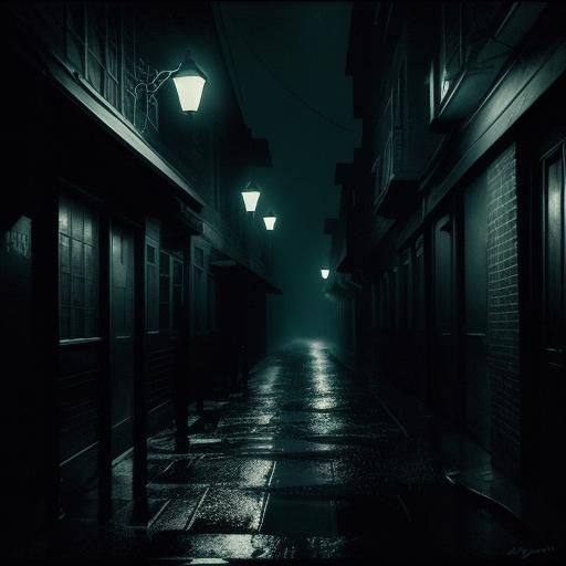 Film Noir Clock at Night