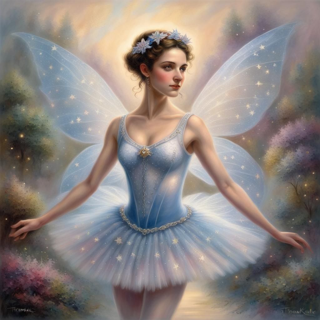 Ethereal Jewish Fairy Ballet in Fantasy Style