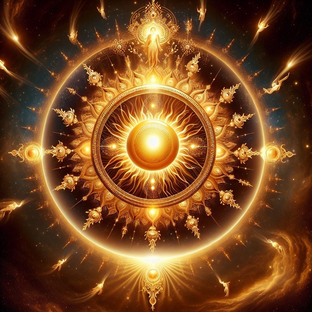 Radiant Sun in Deep Space