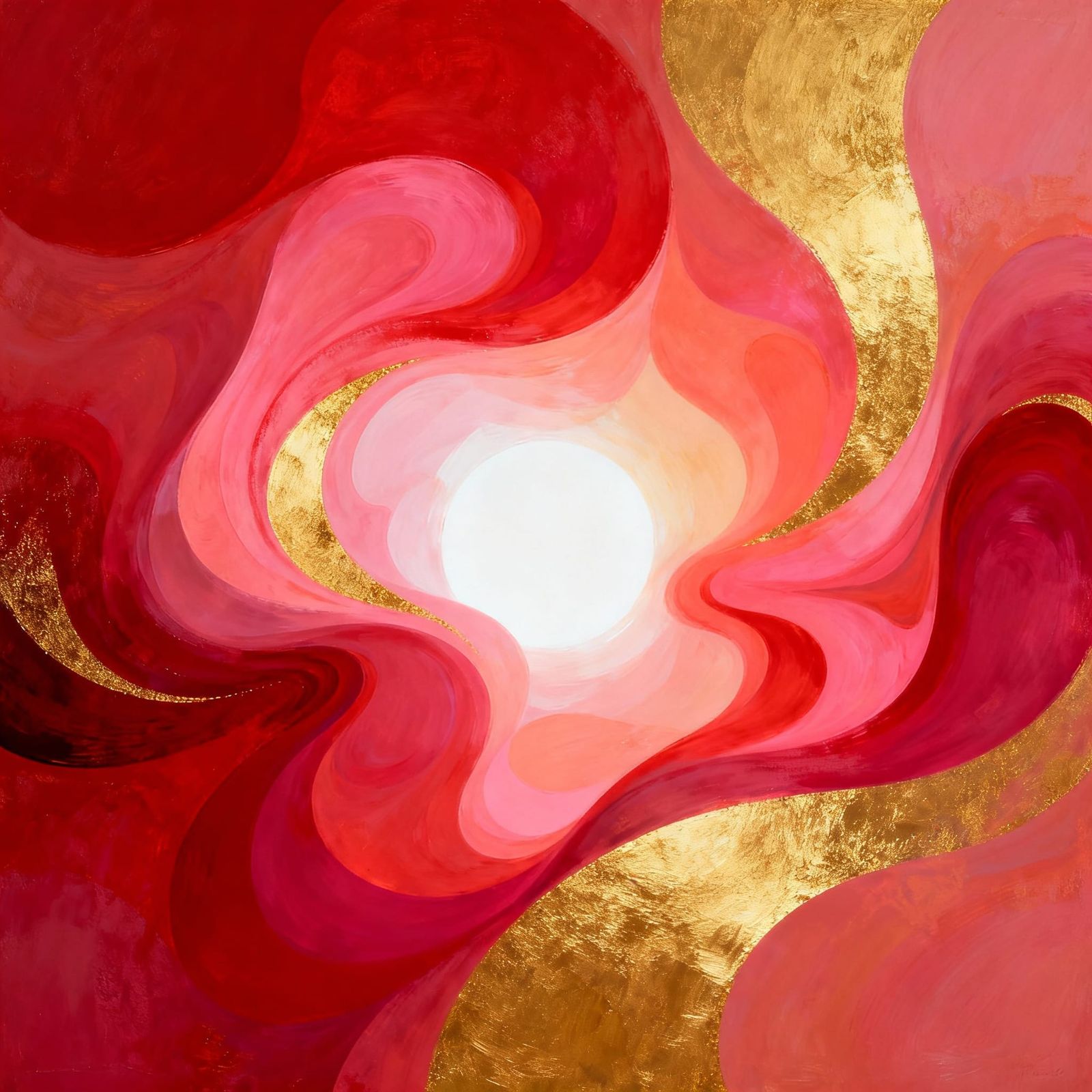 Surreal Love: Warm Colors Blend in Digital Painting