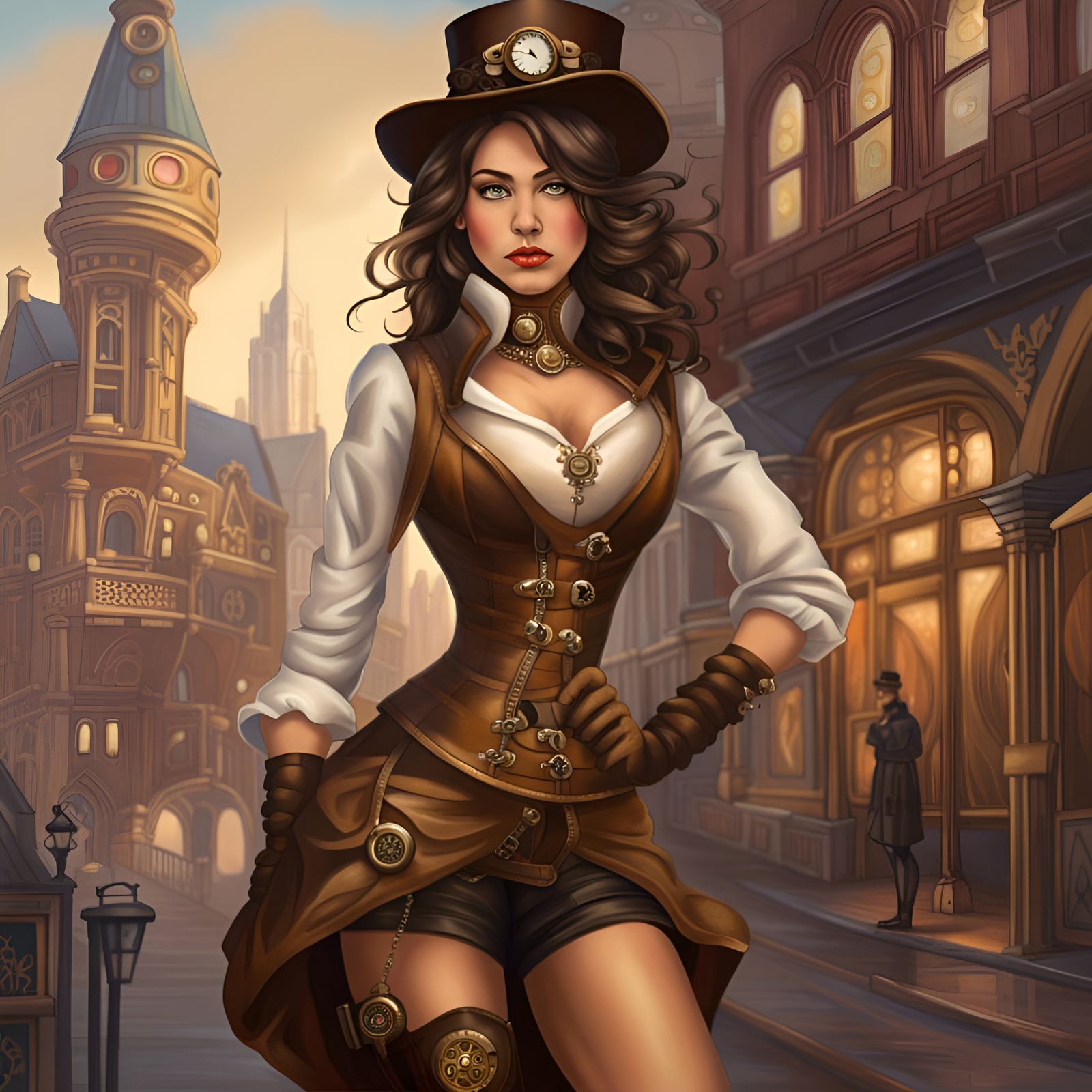 Steampunk socialite