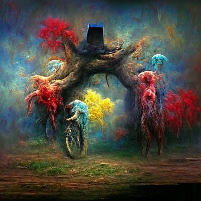 Abstract Tree of Life Illustration