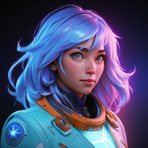 Astronaut in Wheelchair Watches Rocket Launch: Artstation Po...