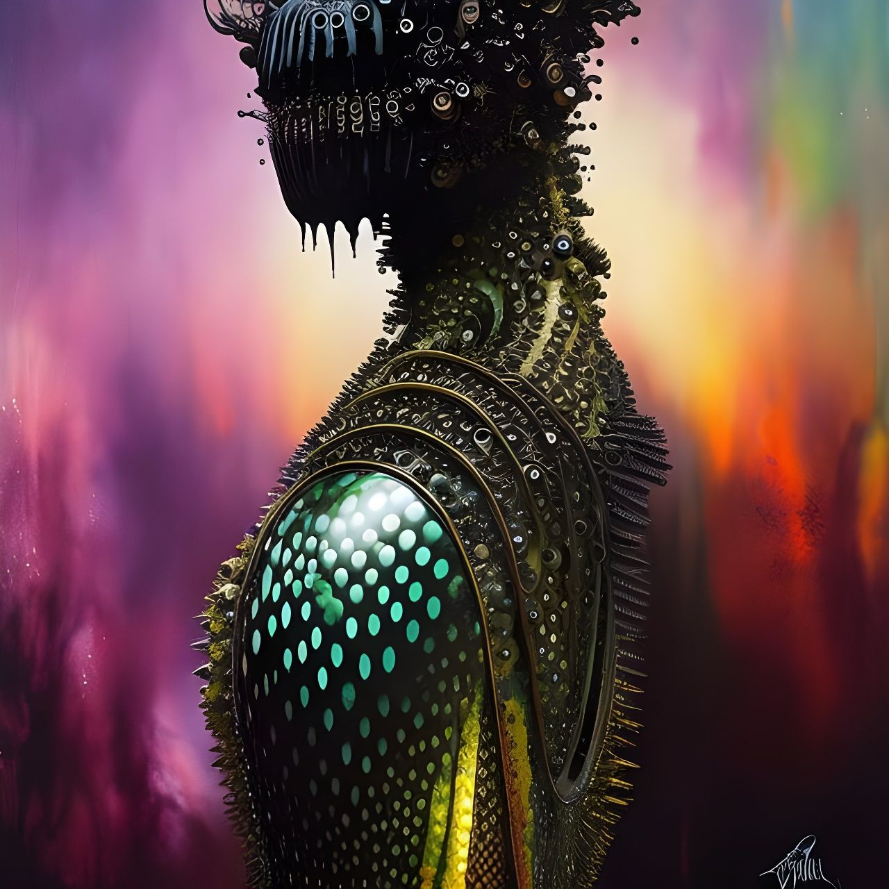 Creepy Creature People Portraits - XXIII