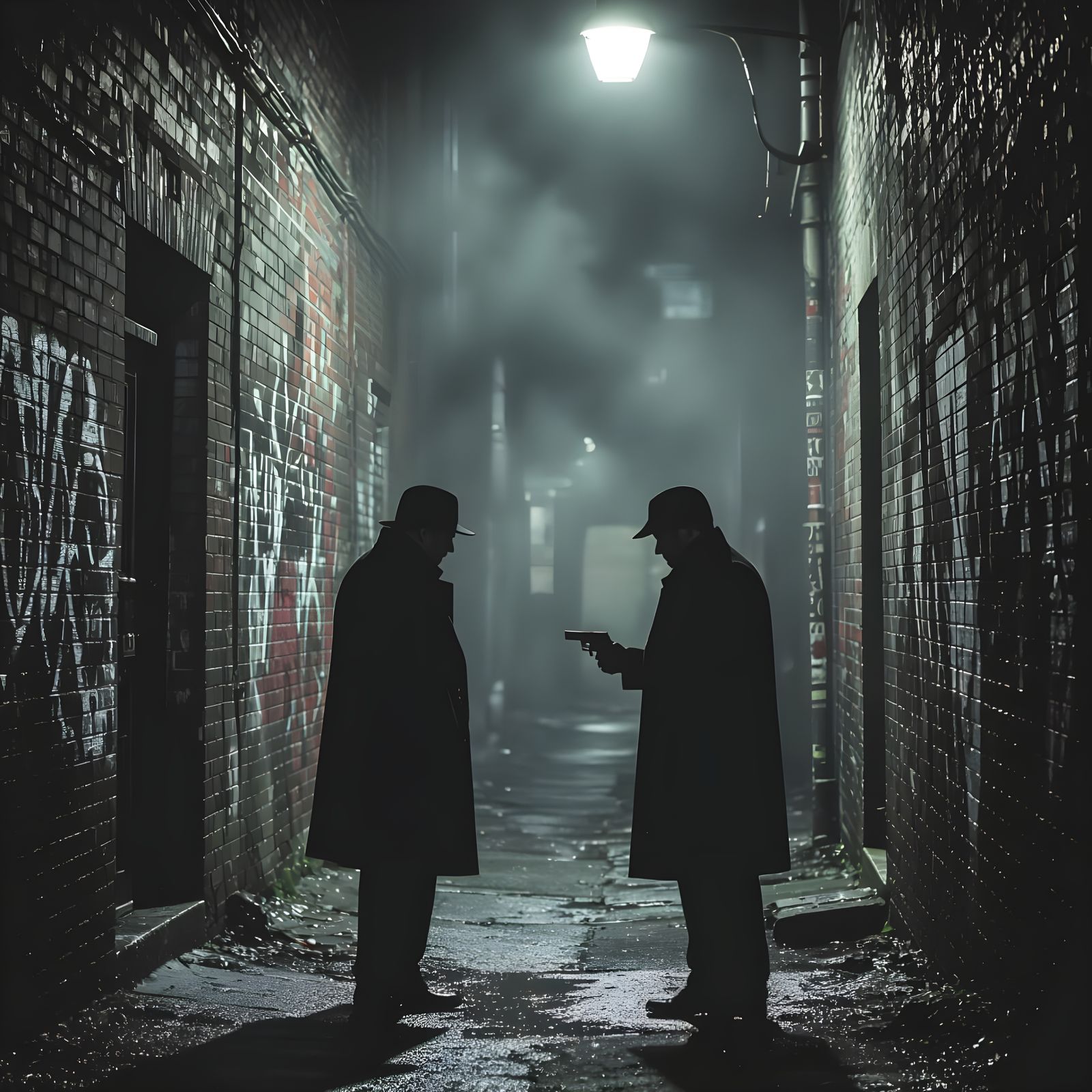 Night Ghetto Robbery Scene