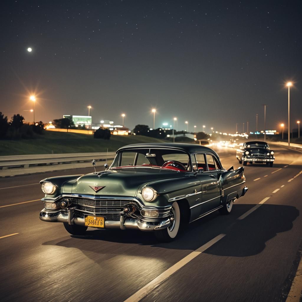 Vintage Cadillac and Hot Rod Lincoln Highway Race