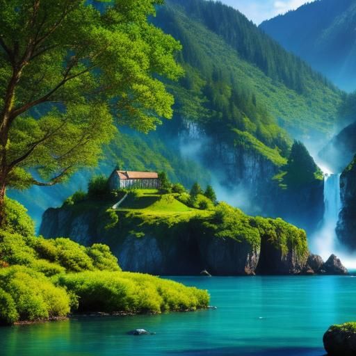 AI-Generated Beautiful Places
