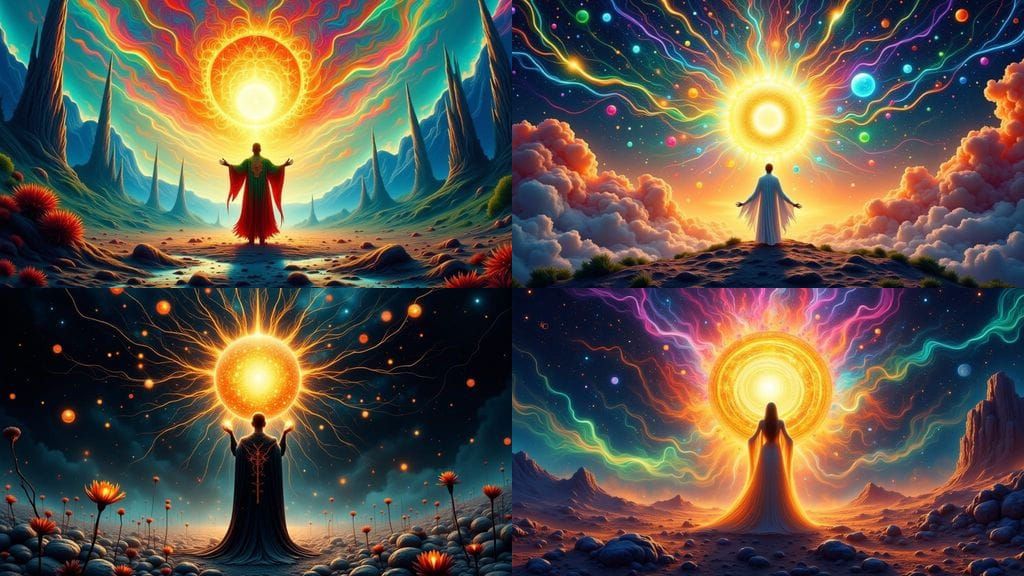 A Man-Made Sun Brings Life to a Hollow Void